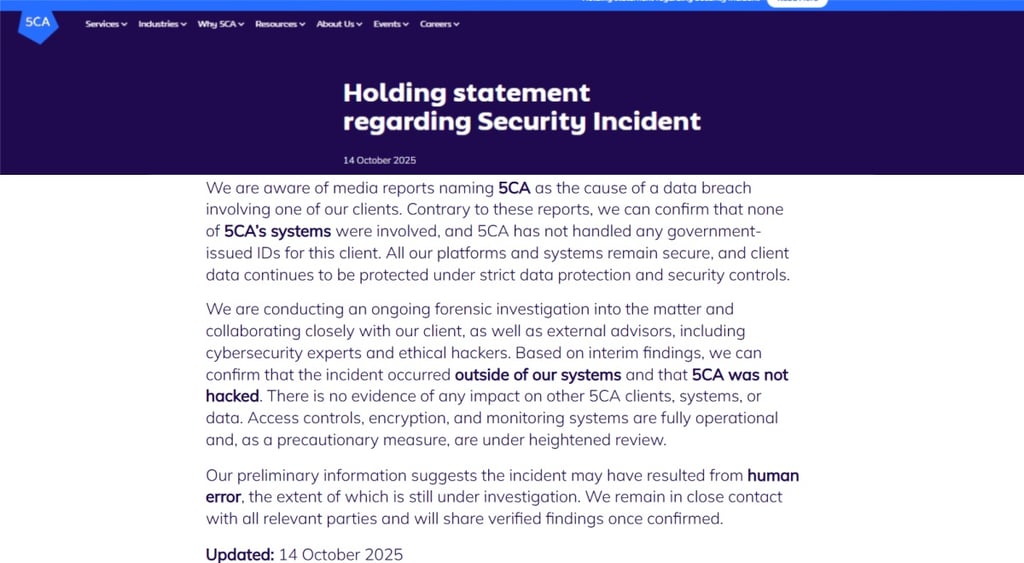 5CA Discord statement