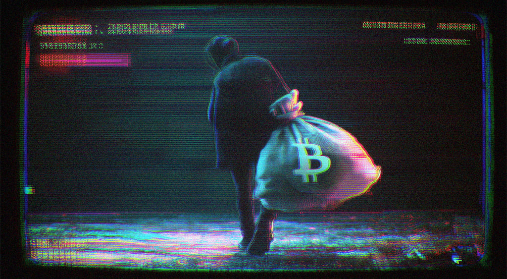 A-Bandit-with-a-massive-bag-with-a-bitcoin-logo-on-it