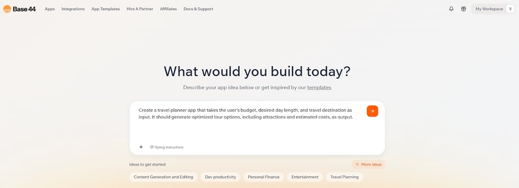 Base 44 describe your app