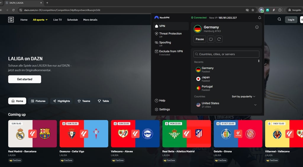 Real Barcelona gratis DAZN