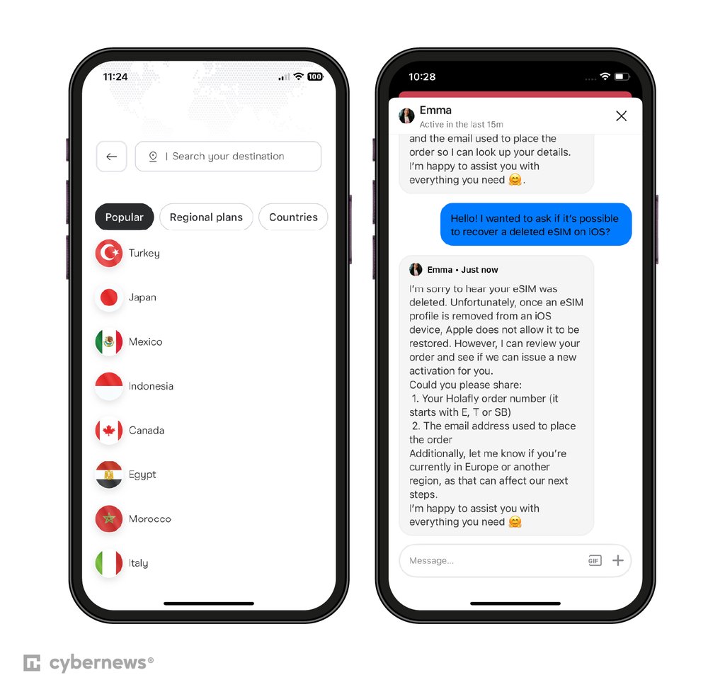 Using Holafly eSIM in Canada