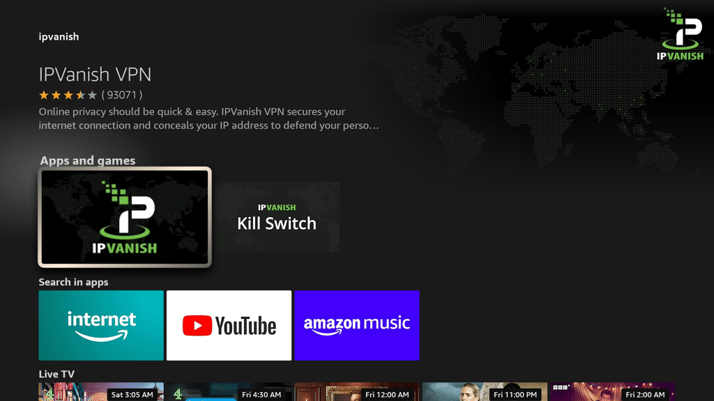 IPVanish Firestick step3