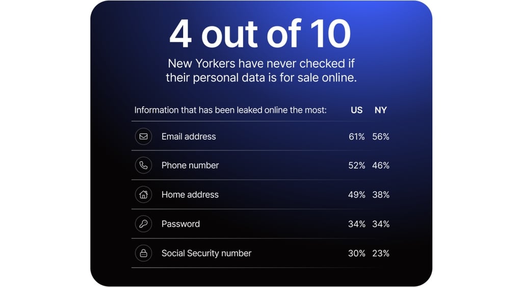 NordVPN survey- common data stolen