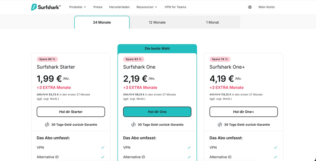 Surfshark-BF-Deals-Deutschland