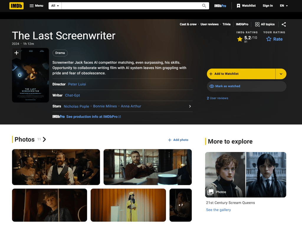 The Last Screenwriter