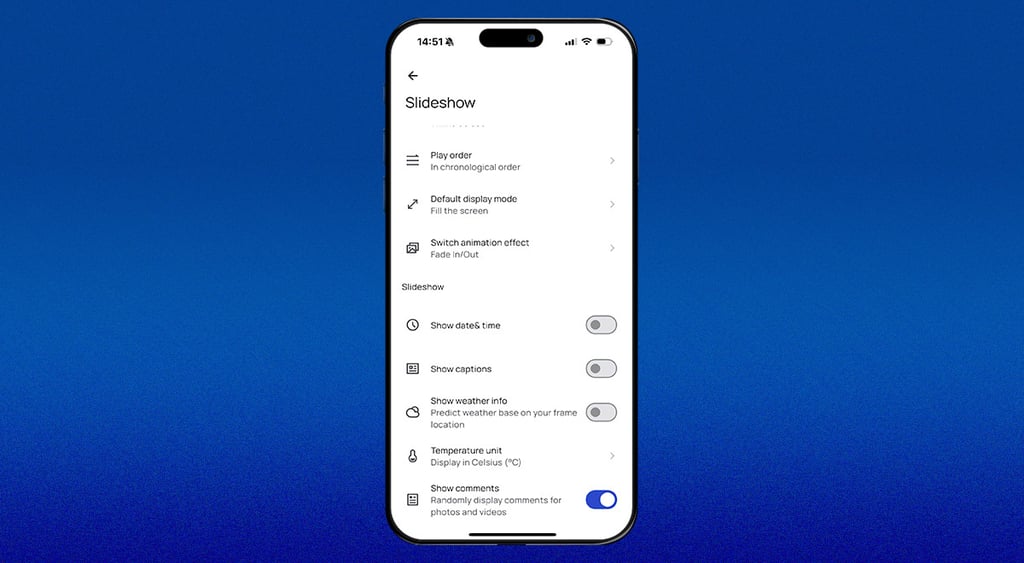 Arzopa app settings