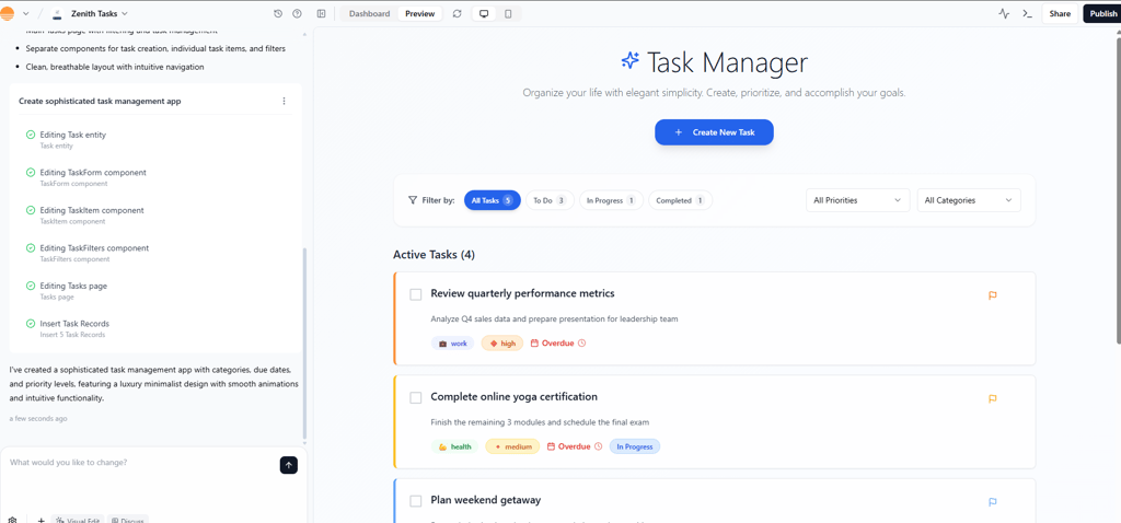 Base44builder interface task manager