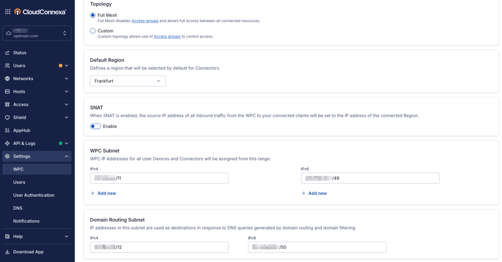 CloudConnexa extends integration further into the SaaS and cloud worlds