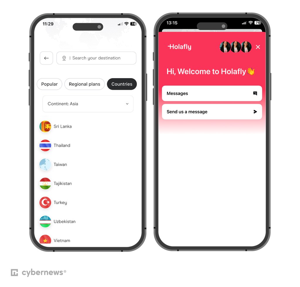 Using Holafly eSIM in Thailand