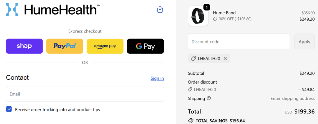 Hume discount code