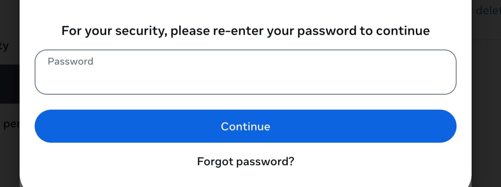 instagram enter your password to prove it’s you