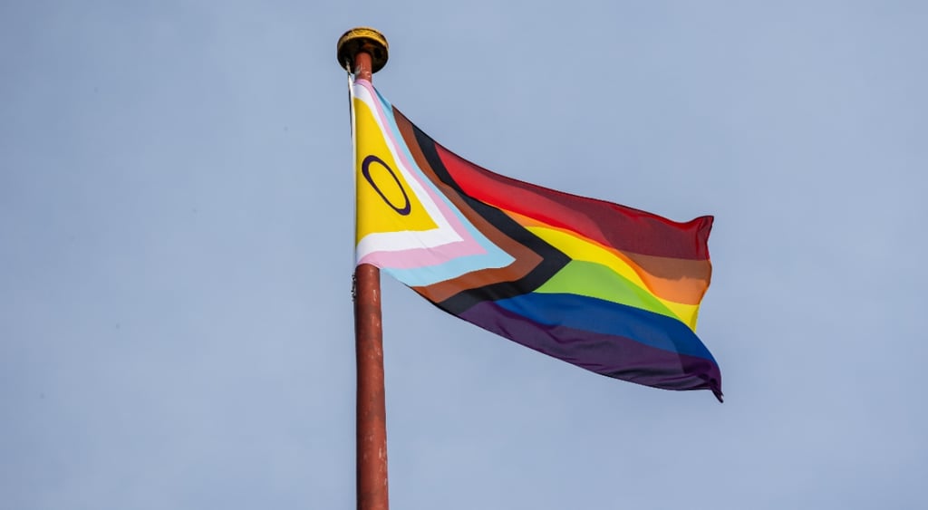 Intersex inclusive queer flag