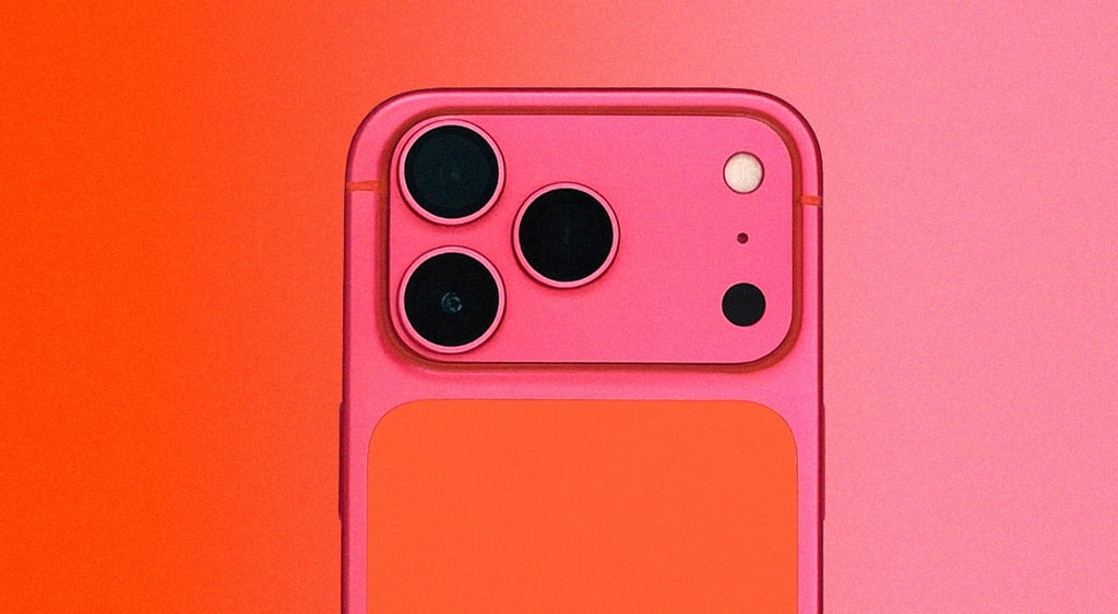 iPhone 17 series in pink