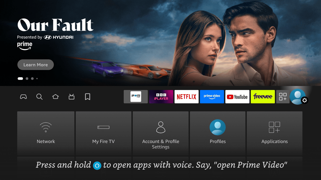 IPVanish Amazon Fire Stick Step 1
