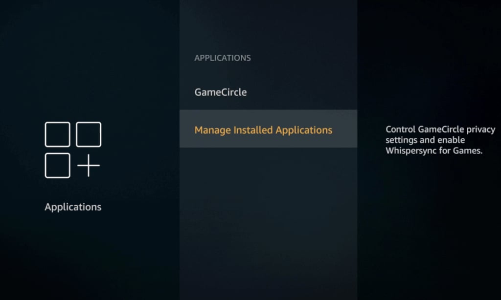 manage installed applications