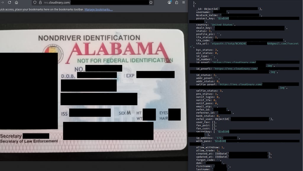 NCS data leak