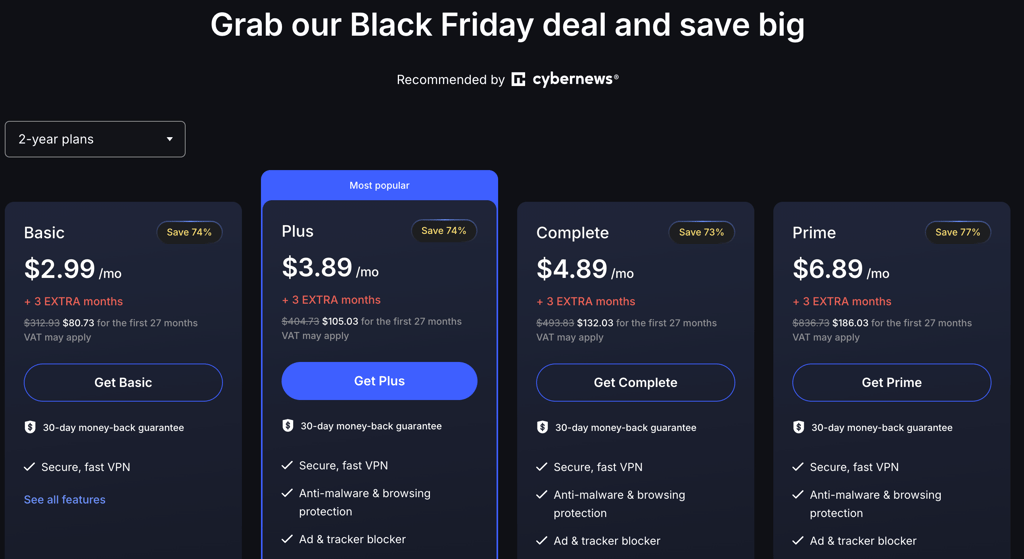 nordvpn-plans-black friday 2025