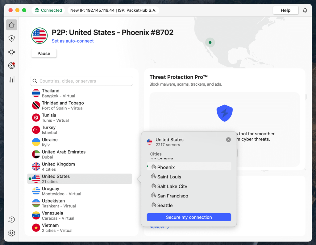 NordVPN Phoenix