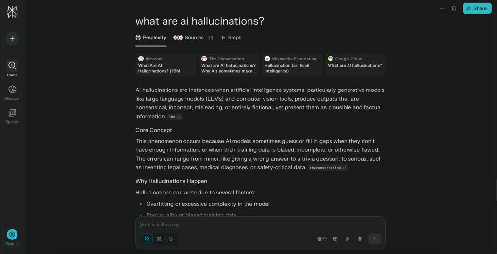 perplexity ai answering prompt