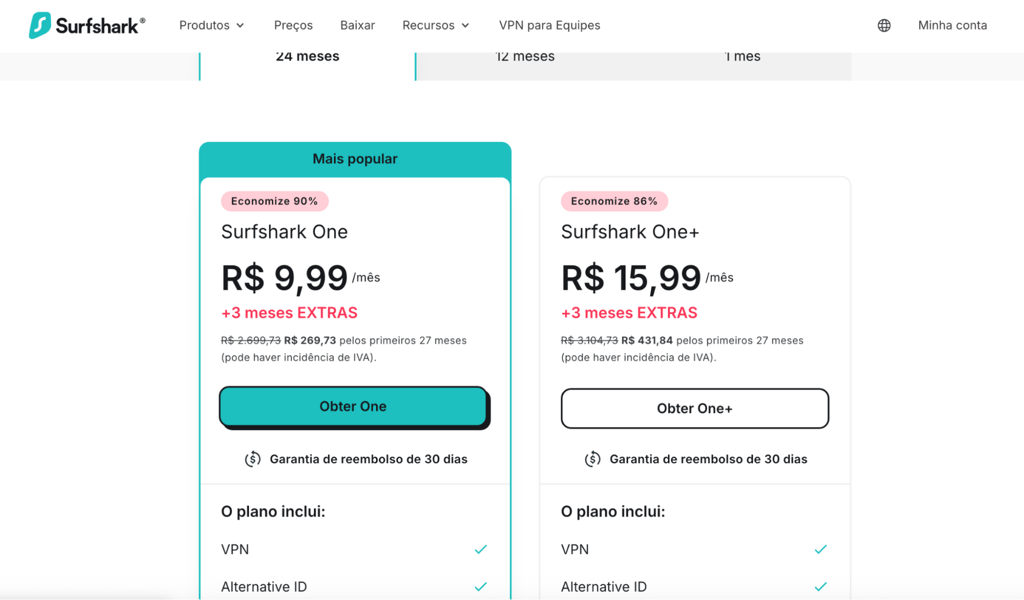 Surfshark Antivirus pricing