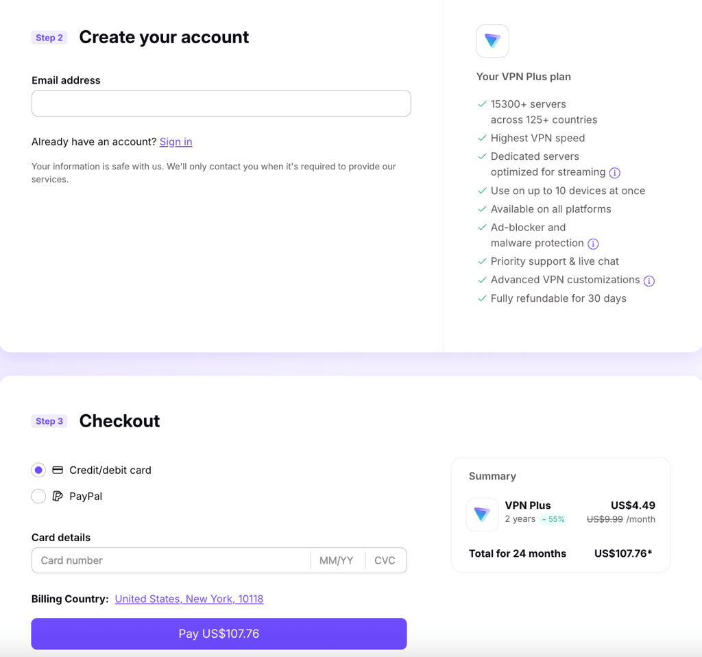 ProtonVPN BF checkout oct 2025