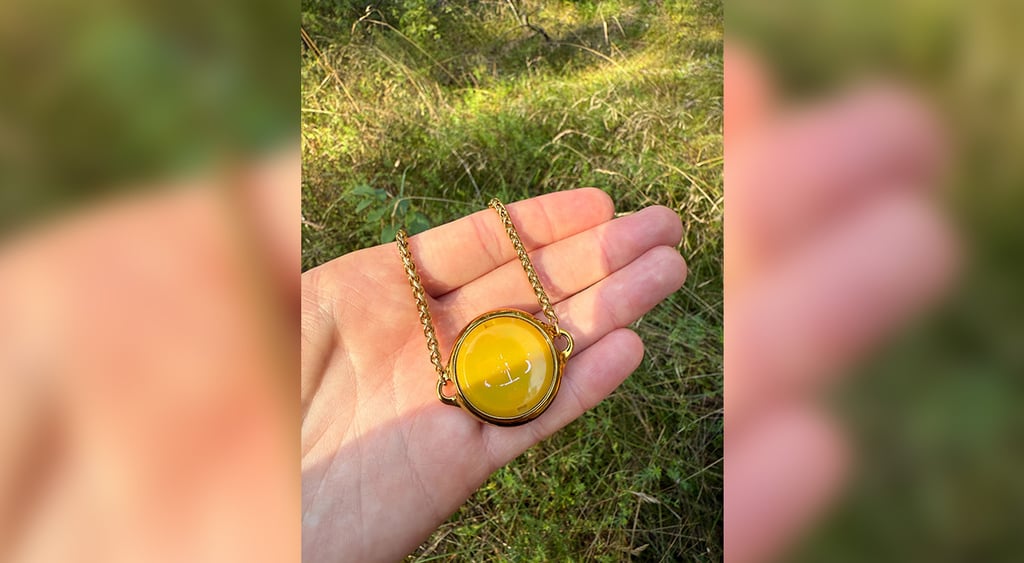 ResQ safety necklace up close
