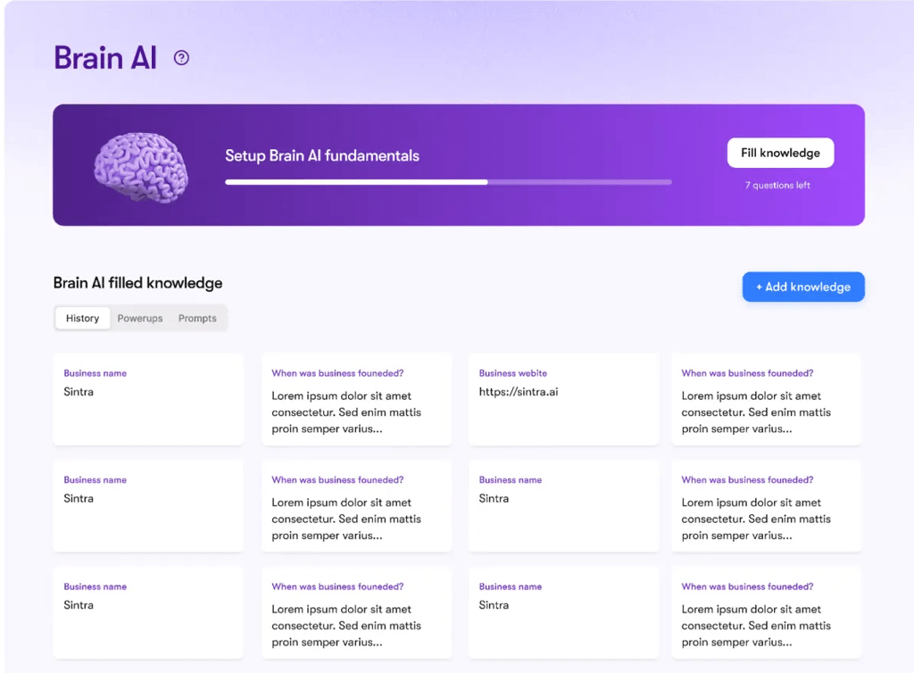 Sintra’s Brain AI