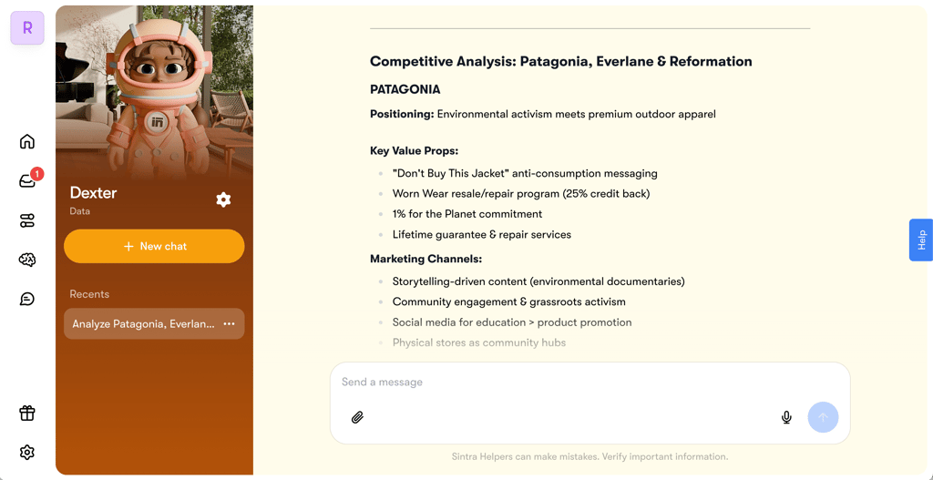 Sintra task analysis