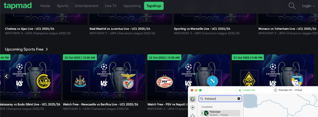 tapmad champions league