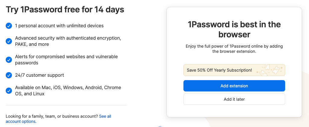 1password military discount guide step 2