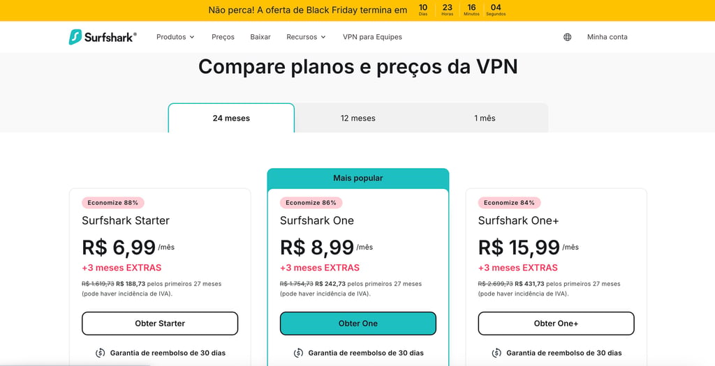 Surfshark VPN (BR plans)