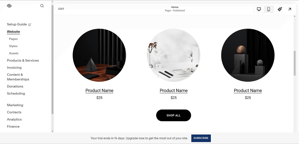 Design your business website