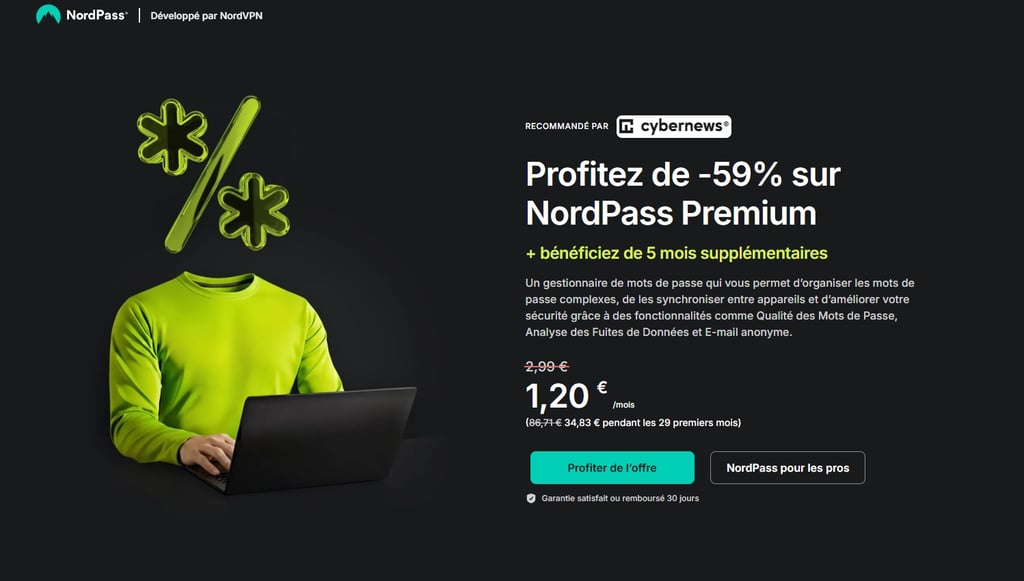 NordPass Black Friday 2025 FR
