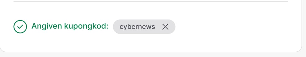 NordVPN coupon applied SV