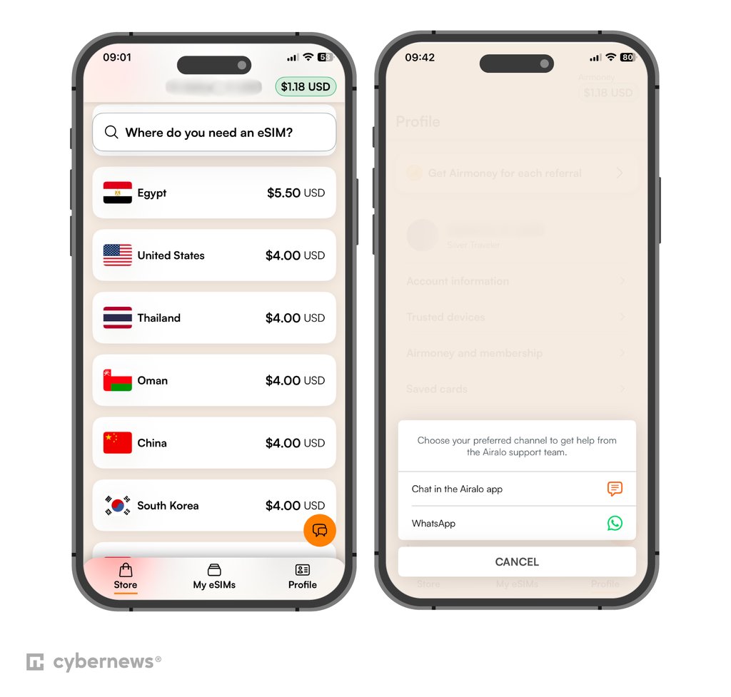 Using Airalo eSIM in New York