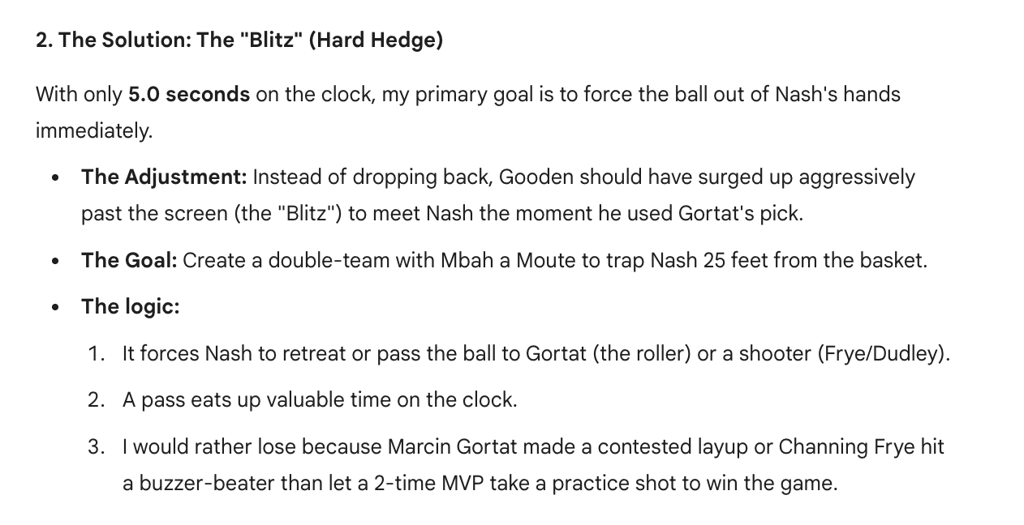 Gemini’s basketball video analysis tips