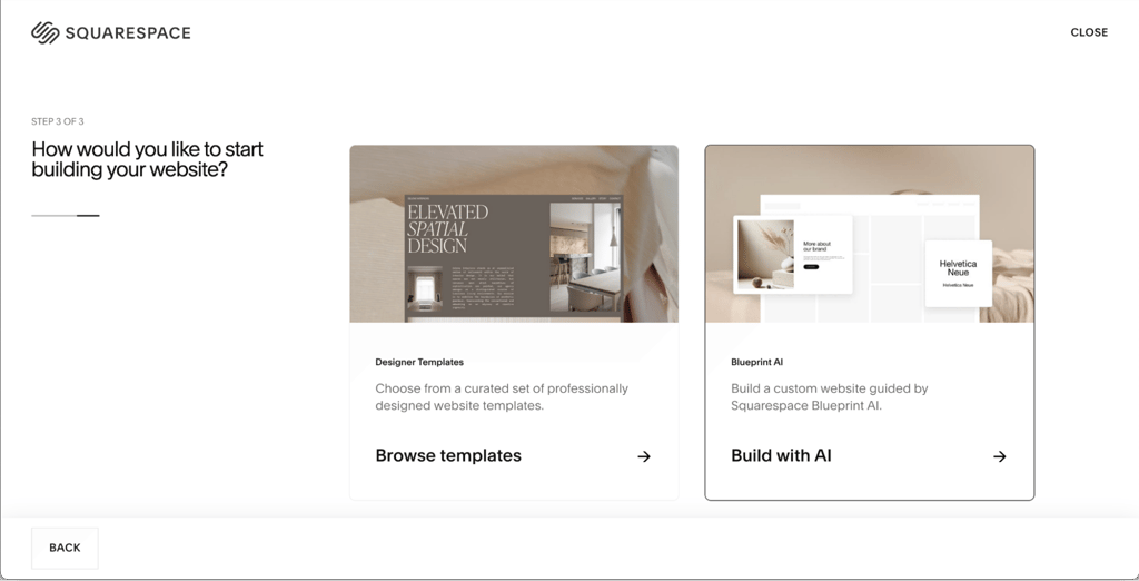 Choose your website platform