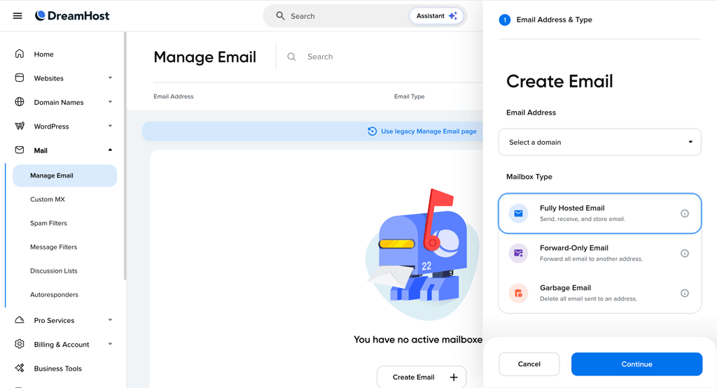 dreamhost-email-hosting-2025