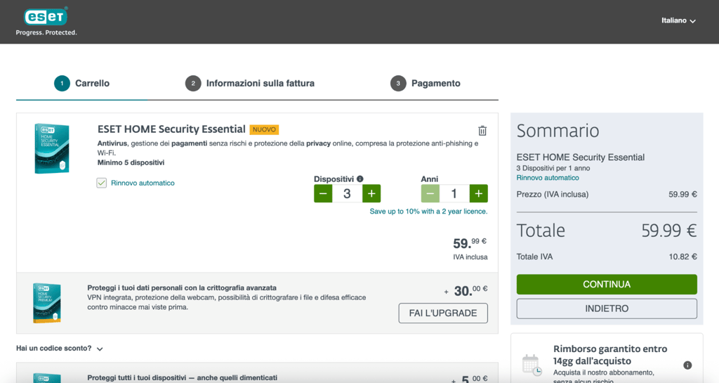 Eset review order IT