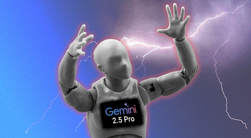 Google Gemini chatbot as angry robot