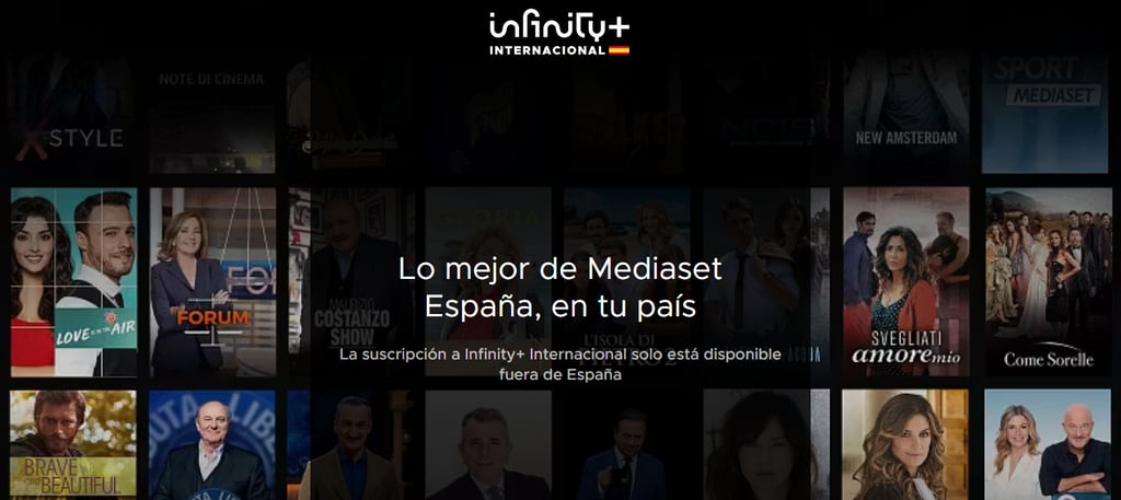 infinity streaming error es