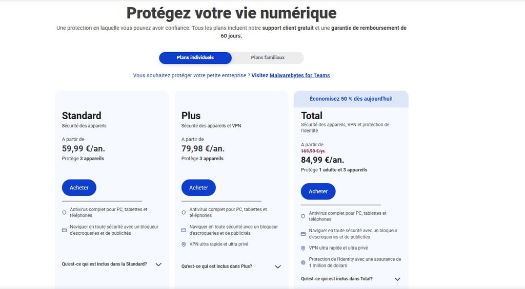 Malwarebytes pricing