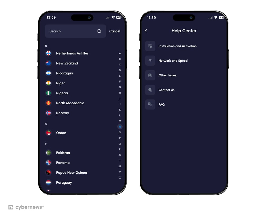 nomad interface mobile