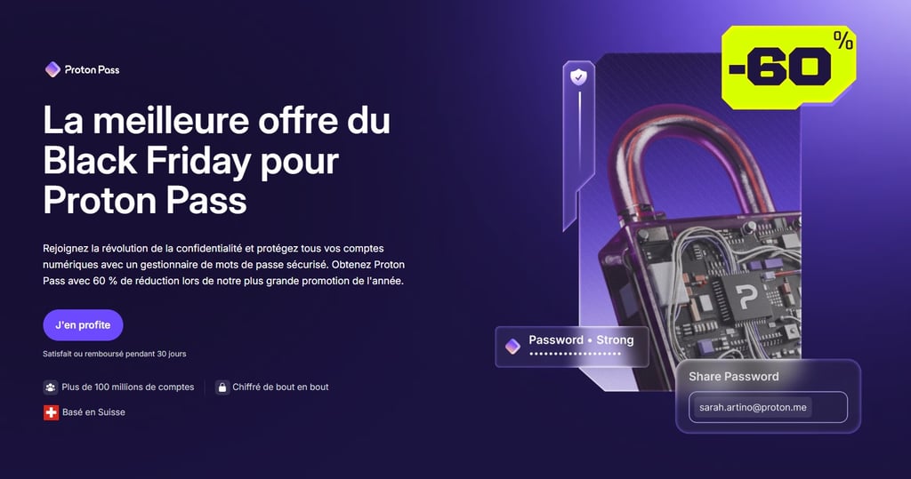 FR Proton Pass black friday page