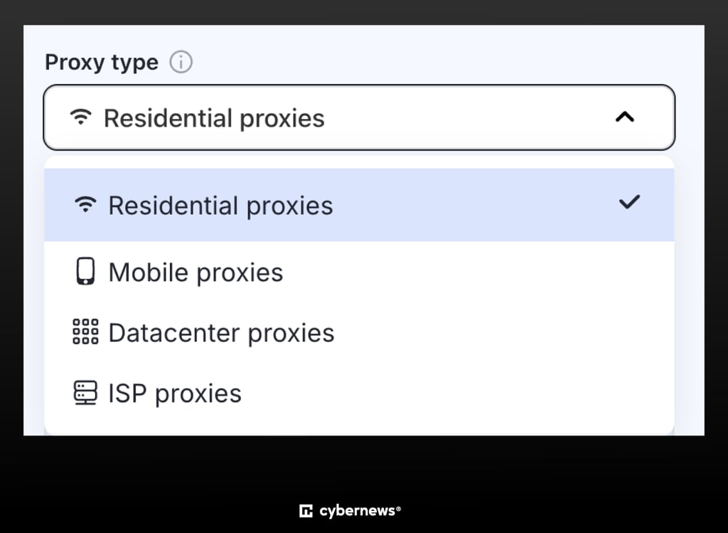Types of proxies
