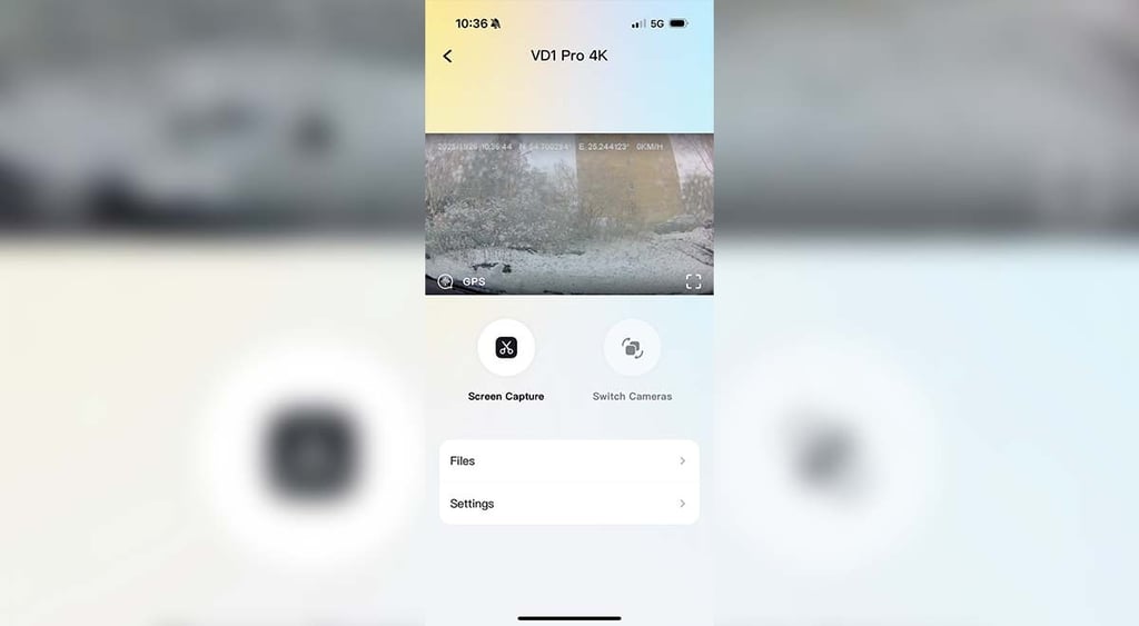 Baseus camera recording