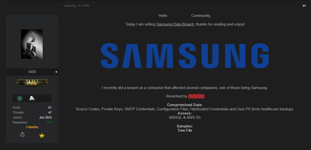 Samsung Medison data breach
