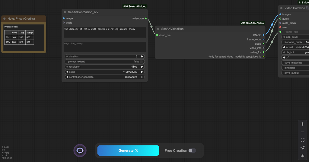 ComfyUI workflow example