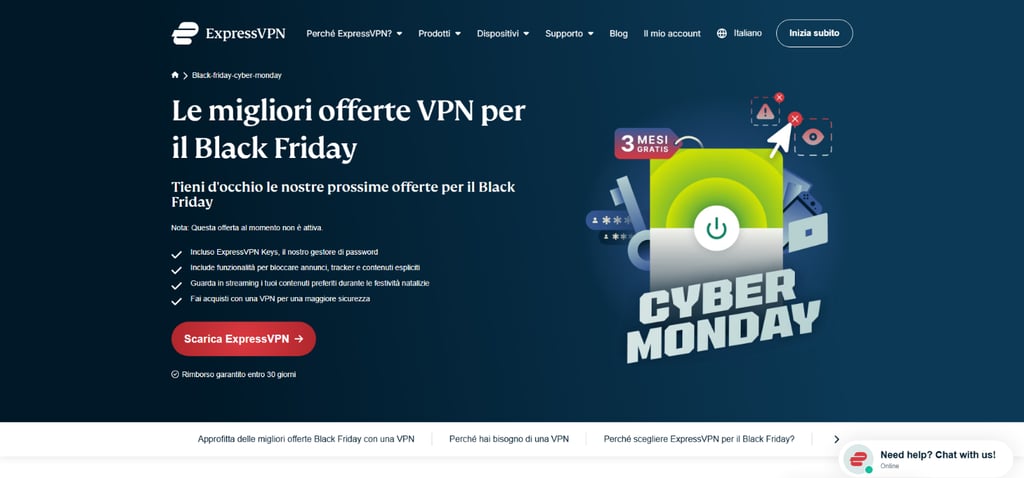 expressvpn website it