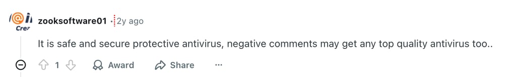 totalav reddit comment